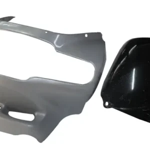 Suzuki Fiero Headlight Visor Mask Silver