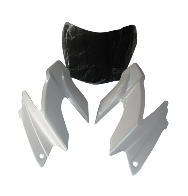 Headlight Visor for TVS Apache RTR 160 180cc White