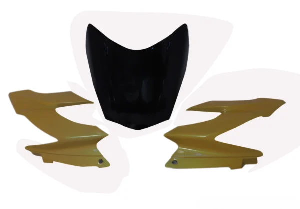 Headlight Visor for TVS Apache RTR 160 180cc Yellow
