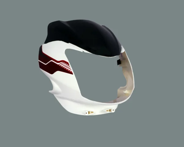 head-light-visor-mask-tvs-phoenix-125cc-white Headlight Visor for TVS Phoenix 125cc White