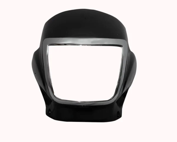 Headlight Visor for TVS Radeon Black