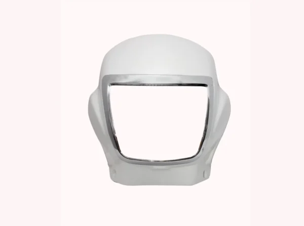 Headlight Visor for TVS Radeon White