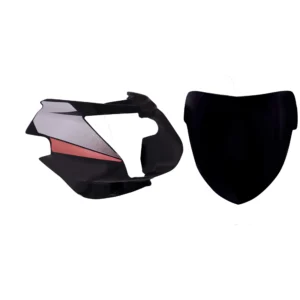 Headlight Visor for TVS Star City Black