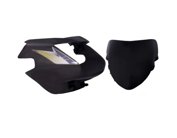 Headlight Visor for TVS Star City N M Grey