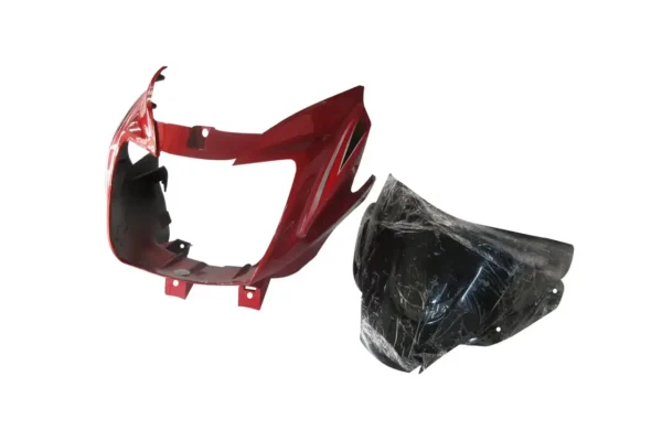 Headlight Mask for TVS Star City Plus Red