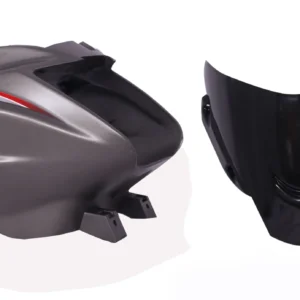 Headlight Visor for TVS Star City Plus Titanium Grey