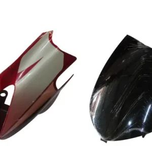 Headlight Visor for TVS Star City Red