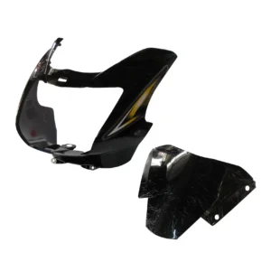 Headlight Visor for TVS Star CVTi 110cc Black Yellow