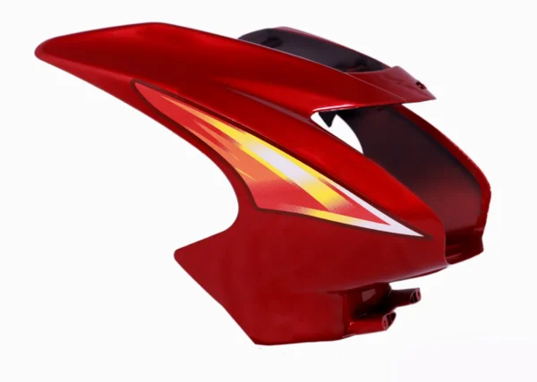 Headlight Visor Mask for TVS Star CVTi 110 Red