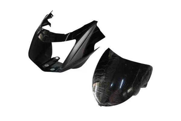 Headlight Mask for TVS Star CVTi 110cc Black Silver