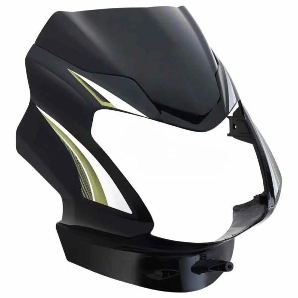 Headlight Visor for TVS Star Sport 3 Black Green