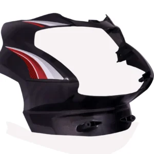 Headlight Visor Mask for TVS Star Sport 3 Grey