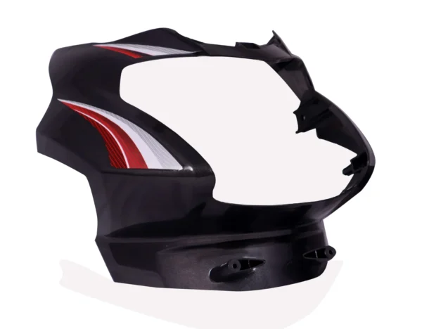 Headlight Visor Mask for TVS Star Sport 3 Grey