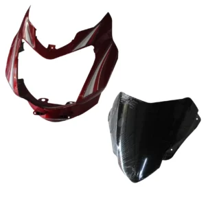 Headlight Visor for TVS Star Sport 3 Red