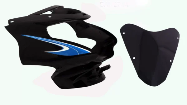Headlight Visor for TVS Star Sport N M Black