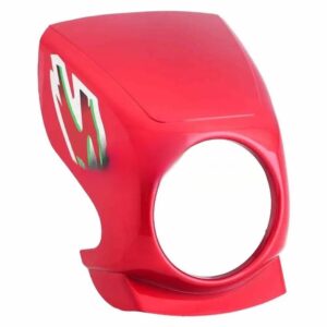 Headlight Visor for TVS Super XL Red
