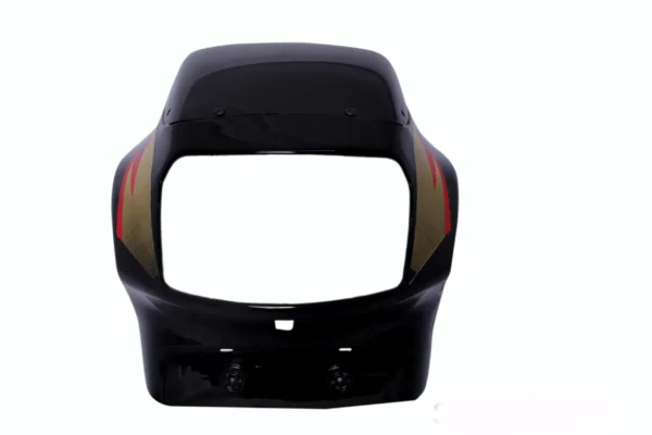 Headlight Visor for TVS Victor GL Black