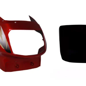 Headlight Visor for TVS Victor GL N M Red