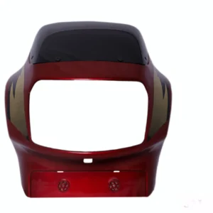Headlight Visor for TVS Victor GL Red