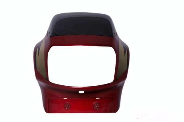 Headlight Visor for TVS Victor GL Red