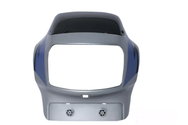 Headlight Visor for TVS Victor GL Silver