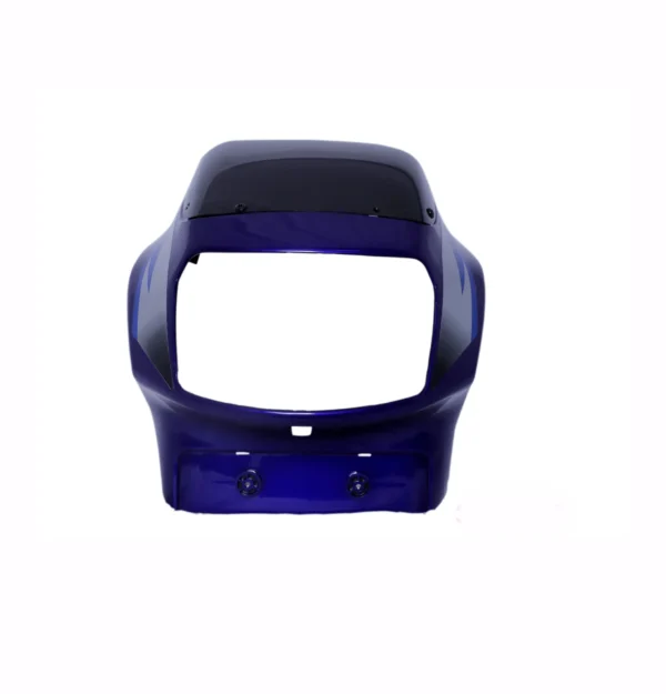 Headlight Visor for TVS Victor GL T Blue