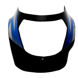 Headlight Visor for TVS Victor GLX Black Blue