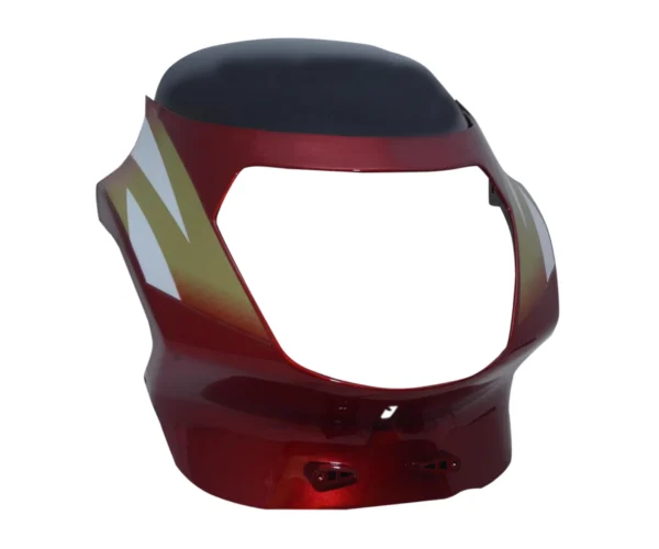 Headlight Visor for TVS Victor GLX Red