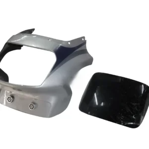 Headlight Visor for TVS Victor GX Silver