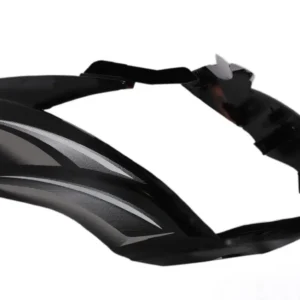 Headlight Visor for TVS Victor Black Silver