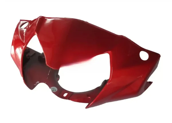 Headlight Visor for TVS Wego Red