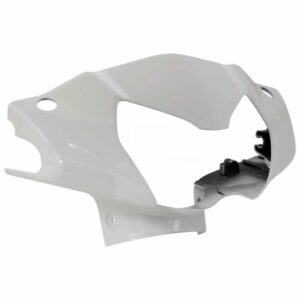 Headlight Visor Mask for TVS Wego White