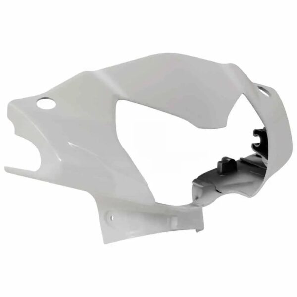 Headlight Visor Mask for TVS Wego White