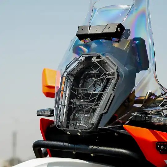 headlight-guard-spider-verison-for-ktm-390-adventure-adventure-x KTM 390 Adventure Headlight Guard Spider
