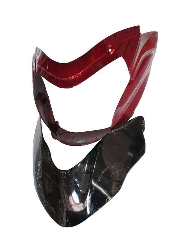 Headlight Visor for Bajaj XCD 135 Flame Red