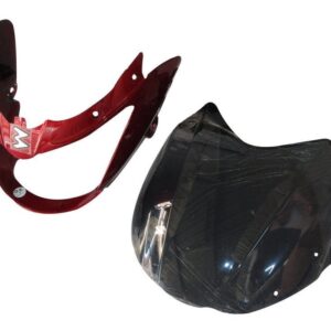 Headlight Visor for Bajaj XCD Flame Red