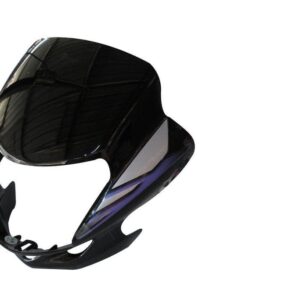 Headlight Visor for Hero CD Deluxe Black Blue Sticker