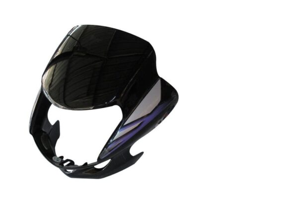 Headlight Visor for Hero CD Deluxe Black Blue Sticker