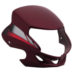 Hero HF Deluxe Headlight Visor Maroon