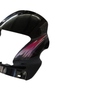 Headlight Visor for Hero Passion Black Pink Sticker