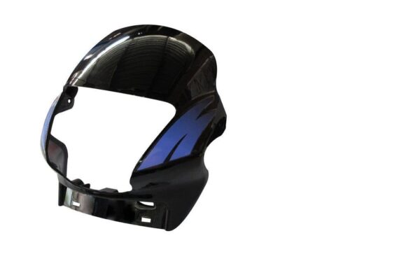 Hero Passion Plus Headlight Visor Black Red