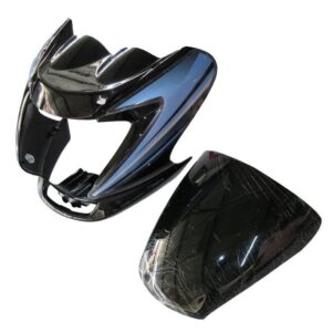 Hero Passion Pro Headlight Visor Black Blue