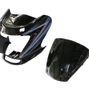 Headlight Visor for Hero Passion Pro Black Blue