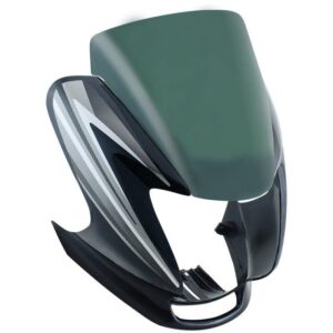 Hero Passion Pro Headlight Visor Black Grey Sticker