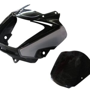 Hero Splendor i Smart Headlight Visor Black Silver