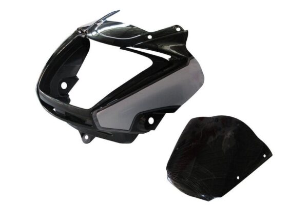 Hero Splendor i Smart Headlight Visor Black Silver