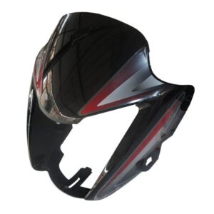 Hero Splendor NXG Headlight Visor Black Red