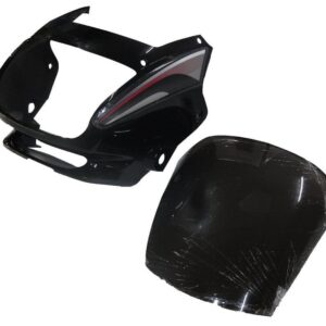 Hero Super Splendor Headlight Visor Black Red