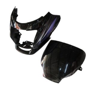 Headlight Visor for Hero Super Splendor Type 2 Black Purple