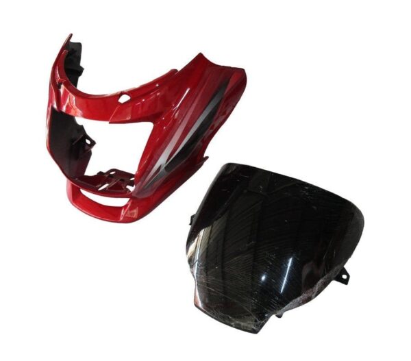 Headlight Visor Hero Super Splendor Candy Blazing Red